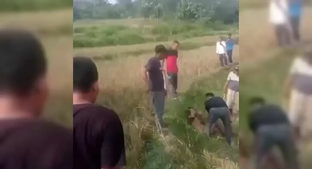 Curi Sepeda Motor Warga Jonggol Yang Sedang Sholat, Pelaku dihakimi Masa Sampai Babak Belur