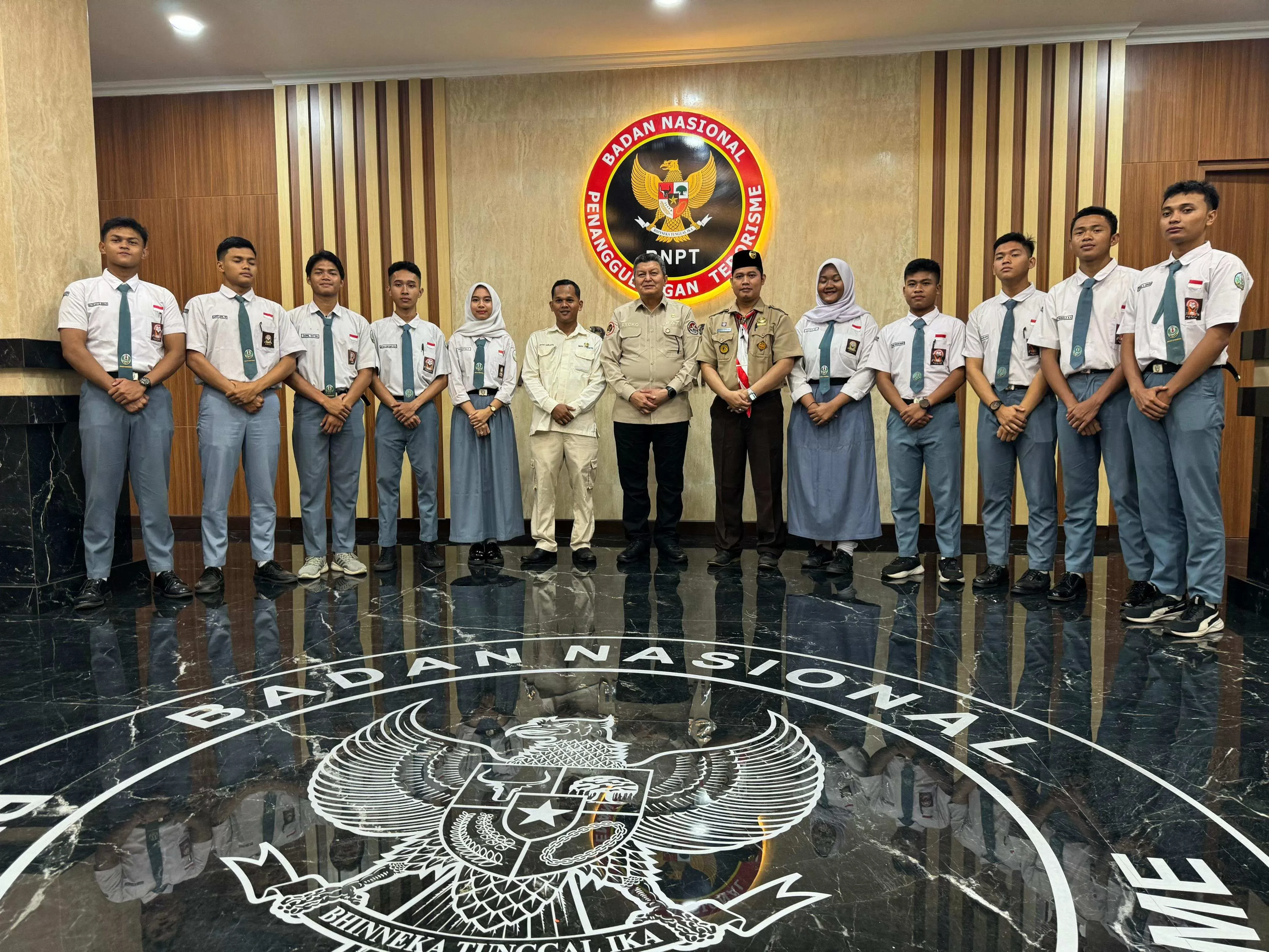 10 Peserta Didik SMAN 1 Cibinong Hadiri Peresmian Museum BNPT