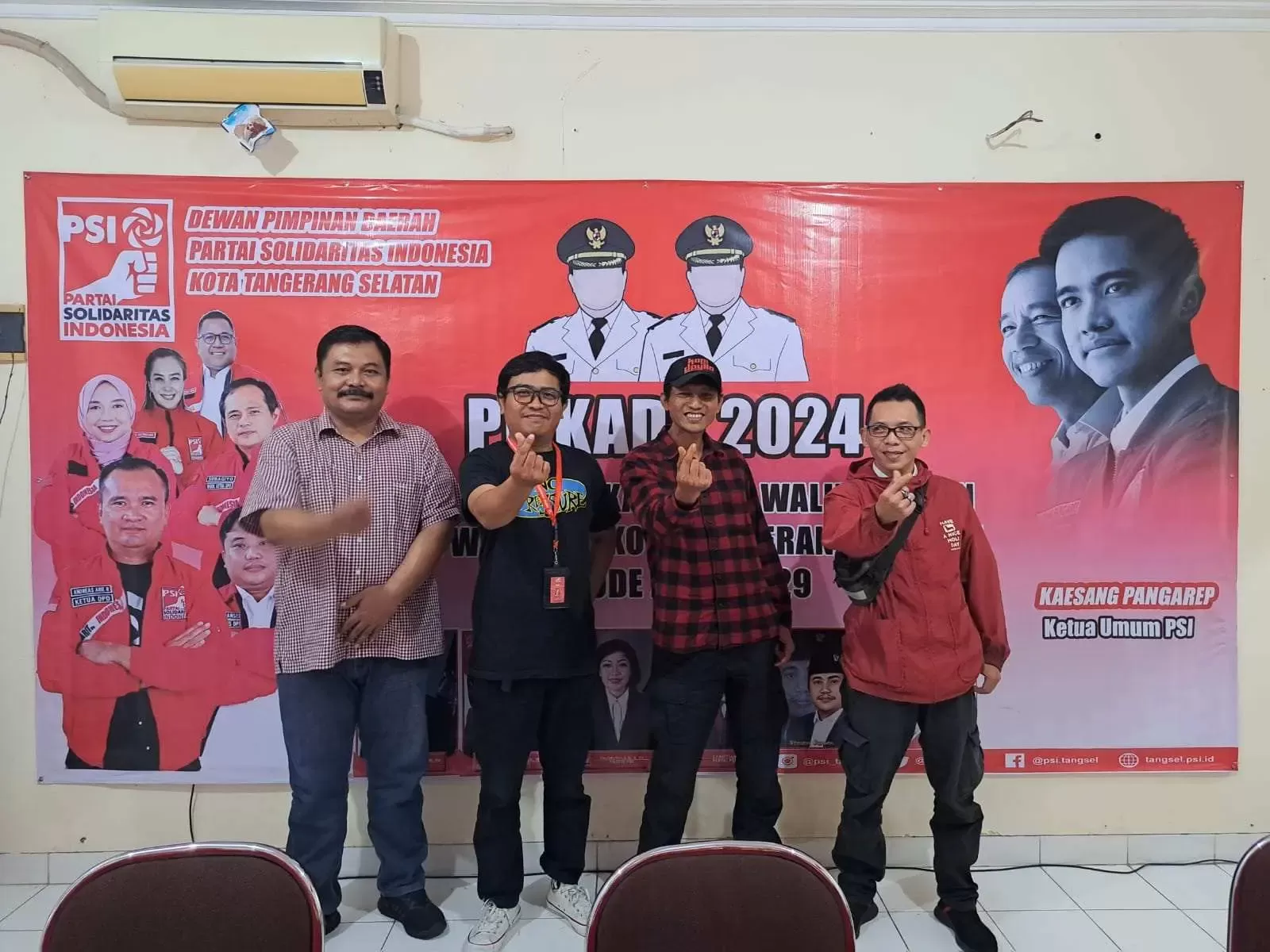 Tim 7 Jokowi Mendatangi Kantor DPD Partai Solidaritas Indonesia Tangsel
