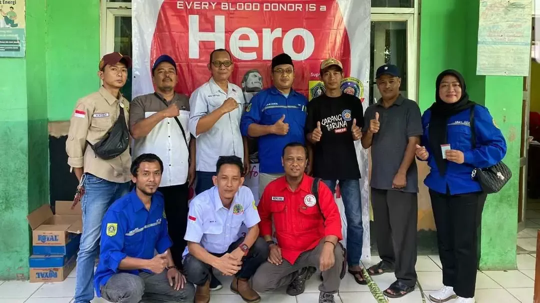 Katar Unit 19 Desa Tlajung Udik Gandeng PMI Kabupaten Bogor, Lakukan Aksi Sosial Donor Darah