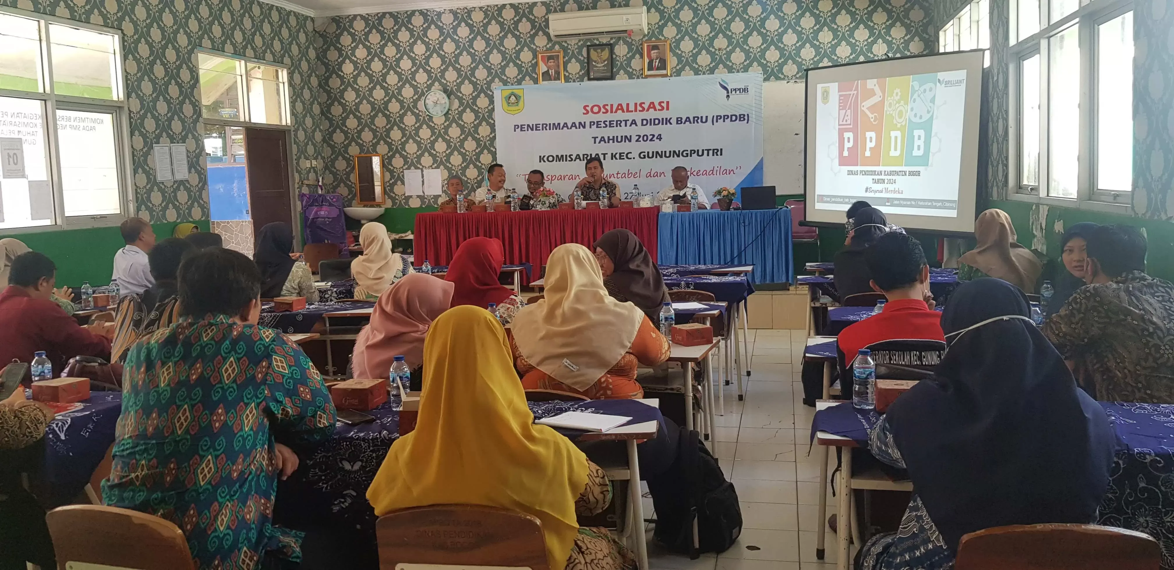 Komisariat Kecamatan Gunung Putri, Lakukan Sosialisasi PPDB Tingkat SMP Negeri Tahun 2024