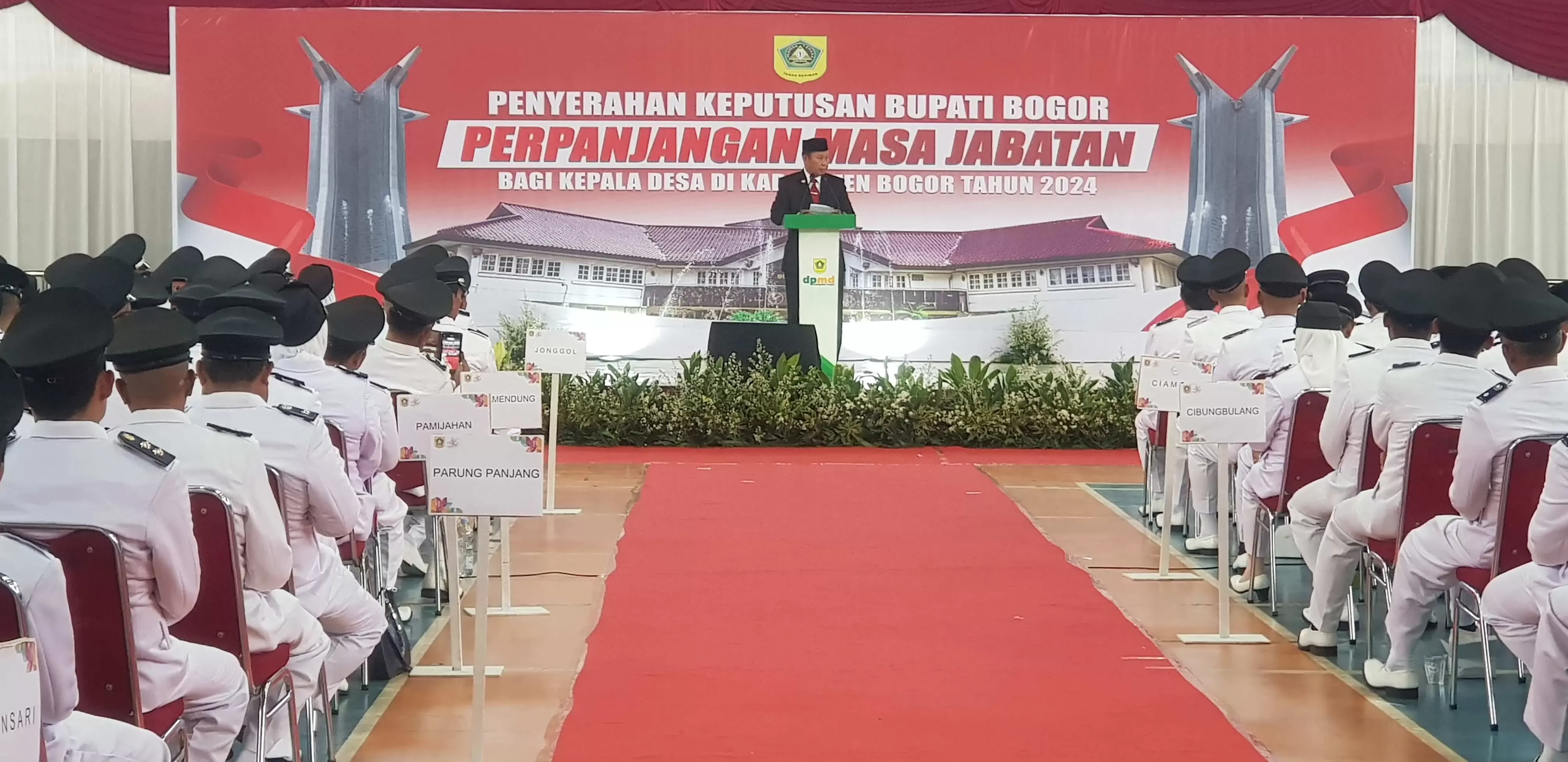 Sebanyak 416 Kepala Desa di Bumi Tegar Beriman di Lantik Masa Perpanjangan 2 Tahun