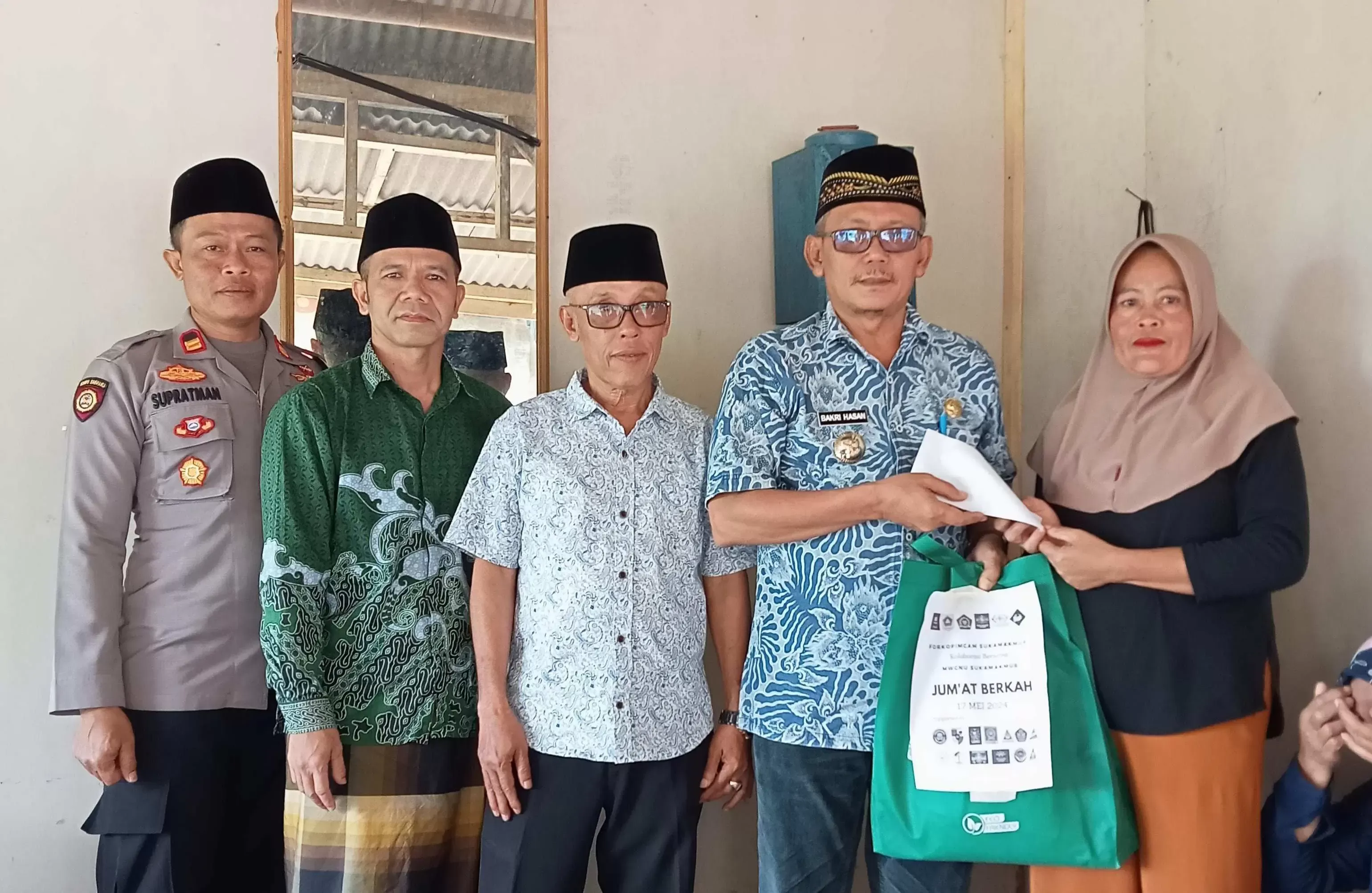 Desa Wargajaya Jadi Target Program Jumat Berkah Muspika dan Forkopimcam Sukamakmur