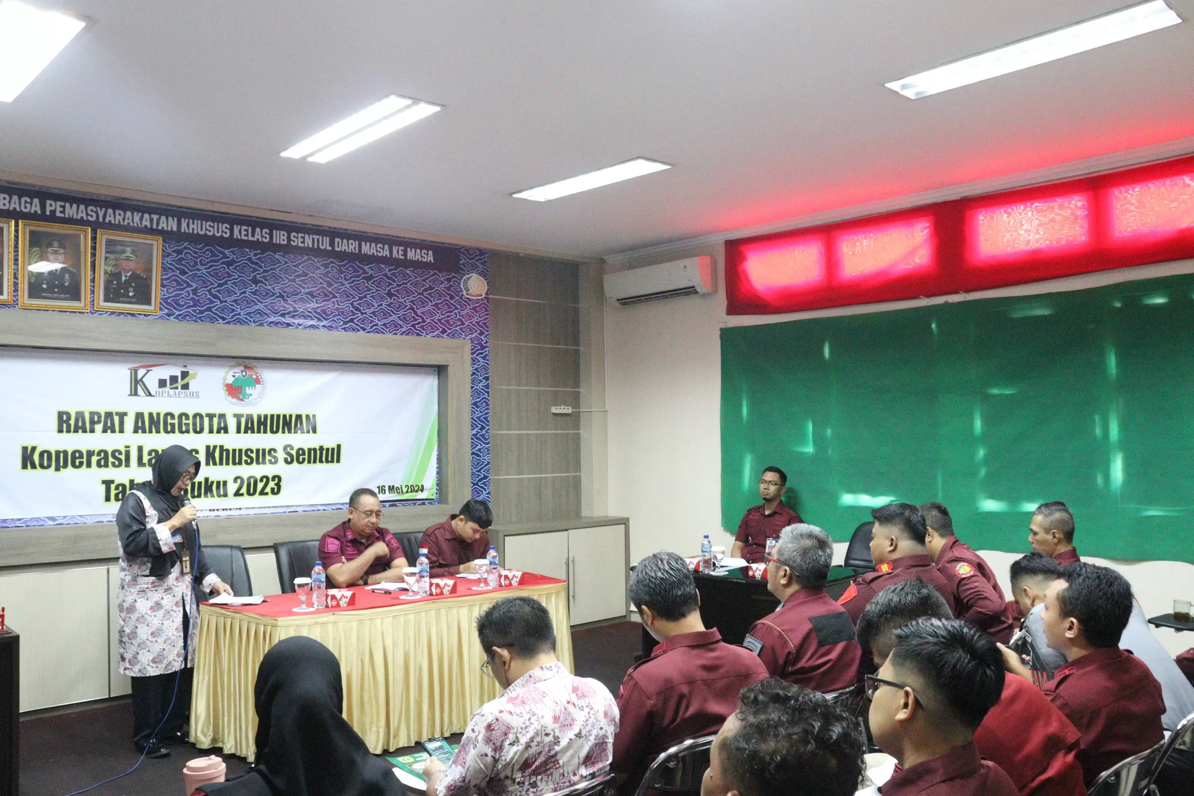 Koprasi Konsumen Lapas Khusus Kelas IIB Sentul Laksanakan Rapat Tahunan