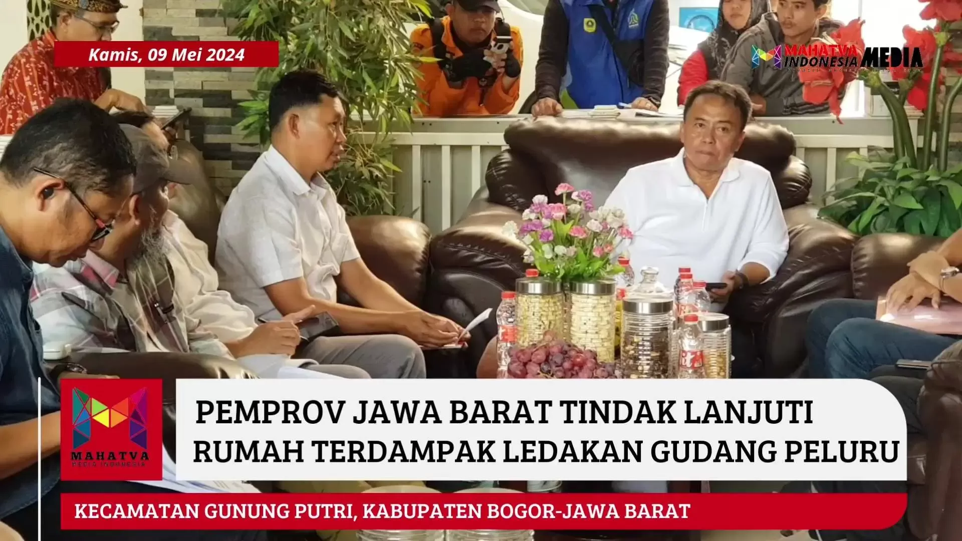 Pemprov Jabar Tindak Lanjuti Rumah Korban Ledakan Gudang Peluru di Ciangsana Bogor