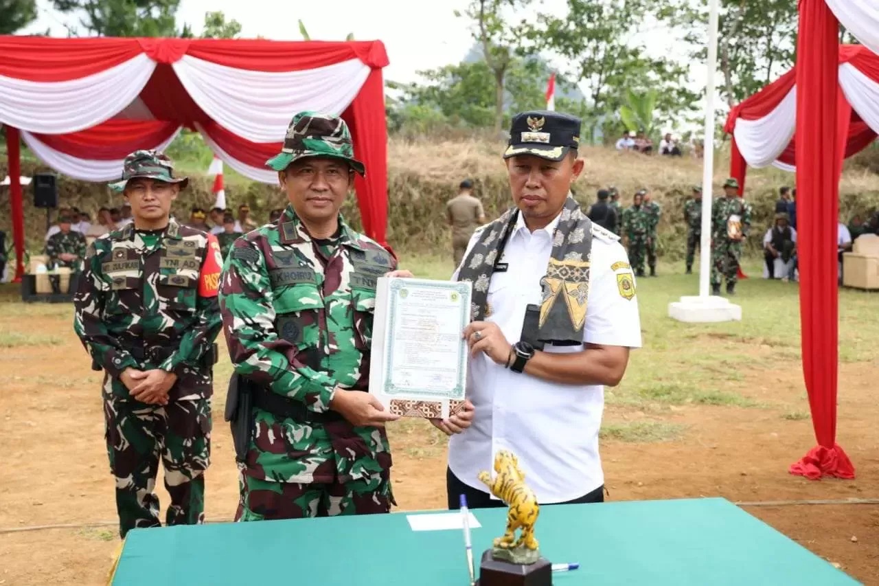 Pelaksanaan TMMD ke-120 di Wilayah Sukamakmur Resmi di Buka