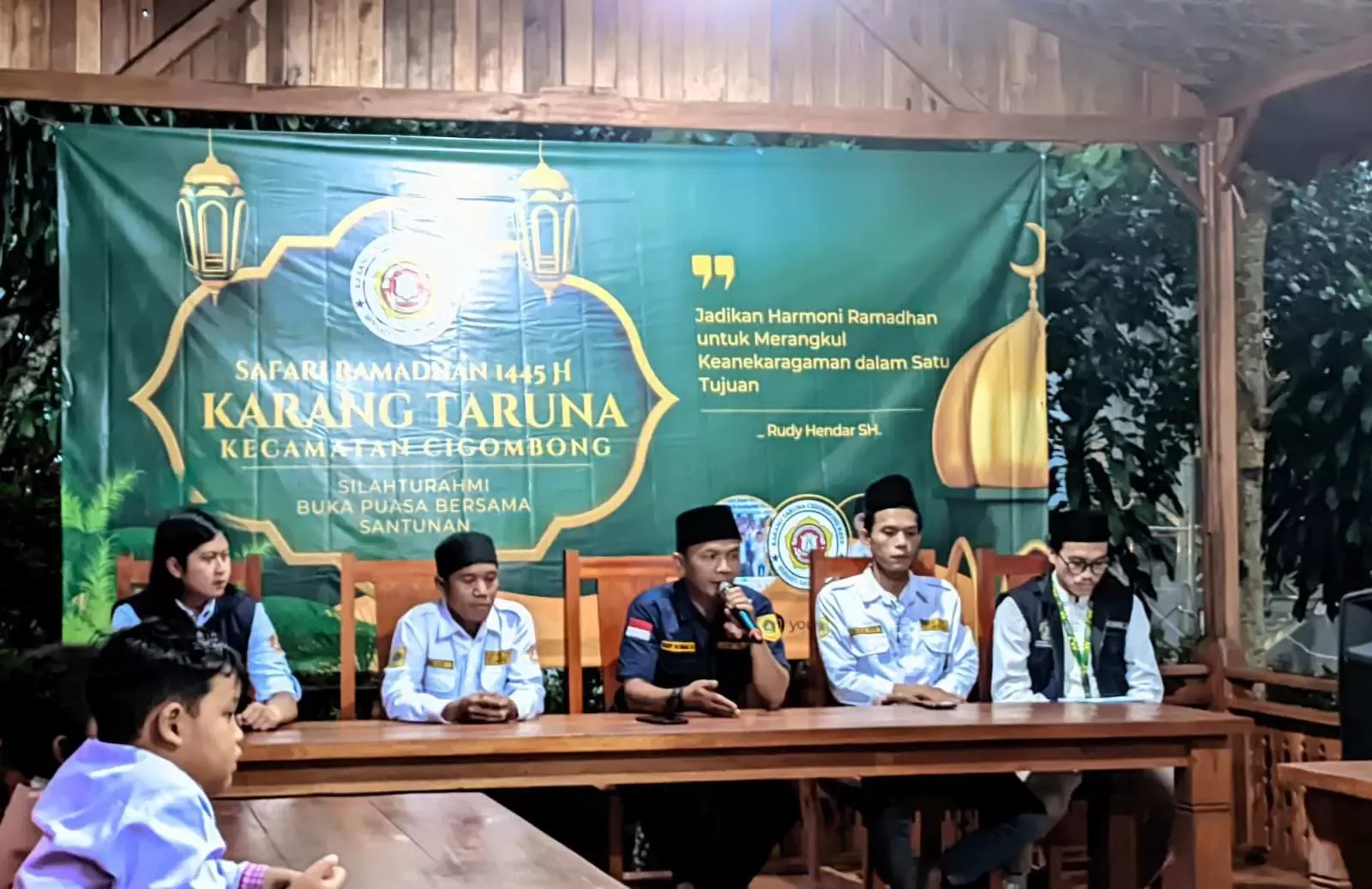 Konsisten Safari Ramadhan, Katar Kecamatan Cigombong Gelar Bukber dan Santuni Yatim Piatu