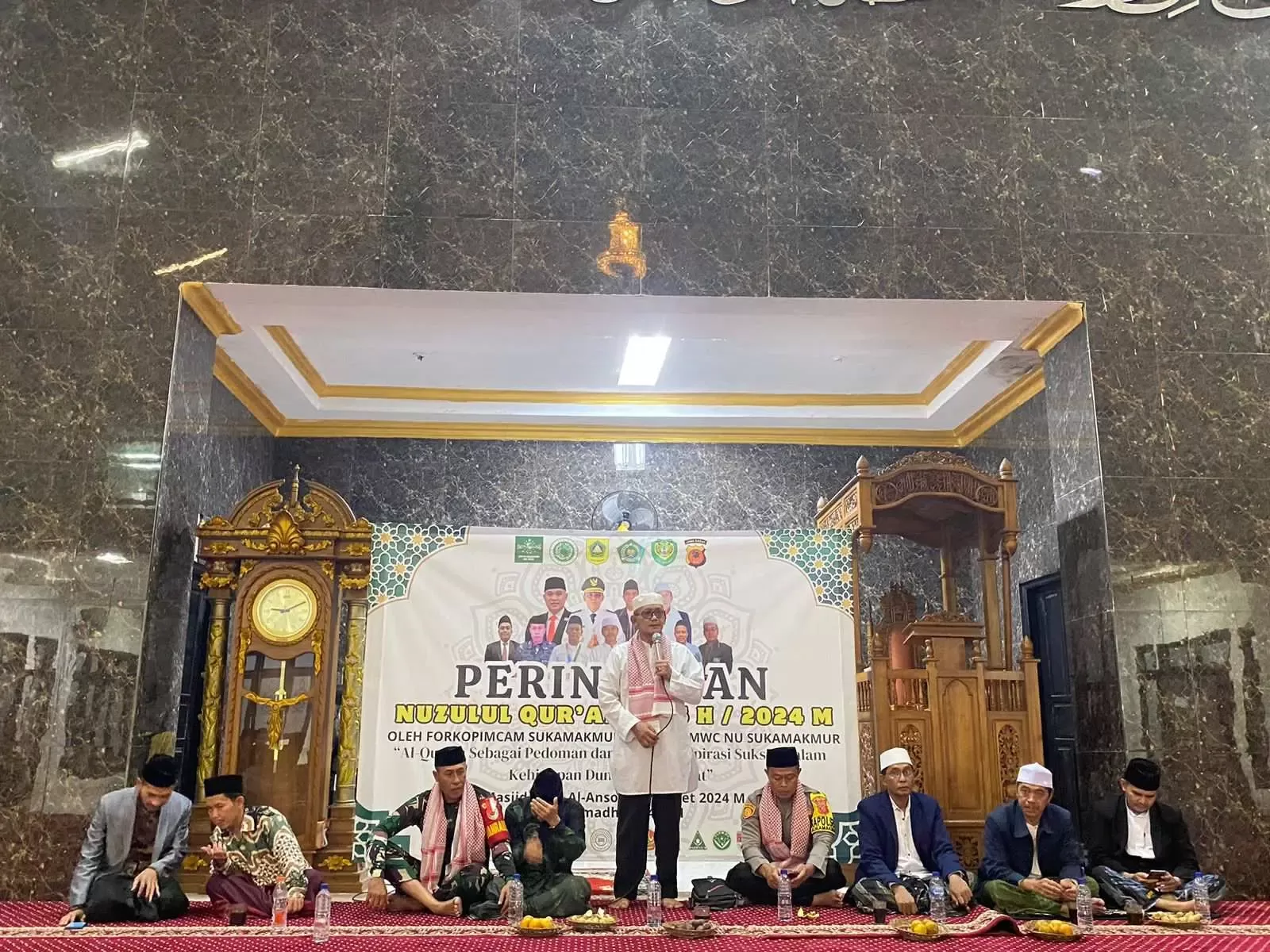 Forkopimcam Sukamakmur Gelar Nuzulul Quran , Bakri Hasan : Mari Tingkatkan Keimanan dan Ketaqwaan