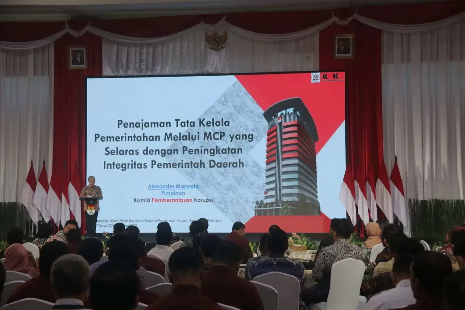 Plh Sekda Kabupaten Bogor Hadiri Rakornas Pemberantasan Korupsi Bersama KPK RI