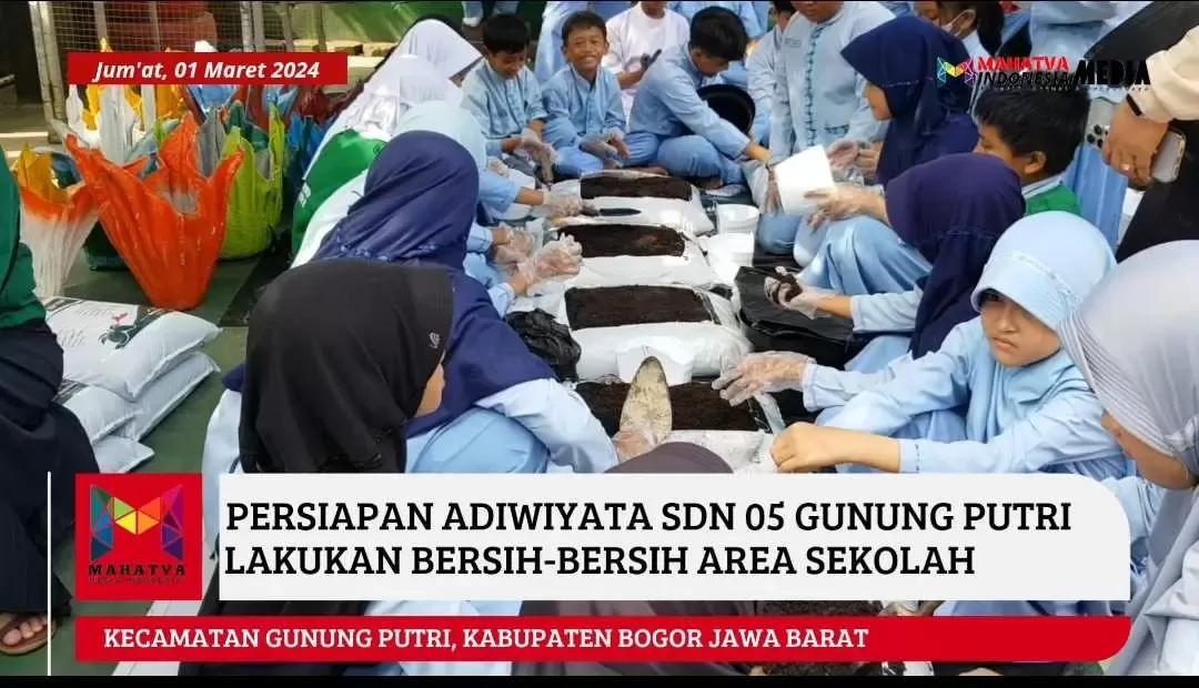 Menuju Adiwiyata Mandiri, SD Negeri 05 Gunung Putri Lakukan Berbagai Persiapan