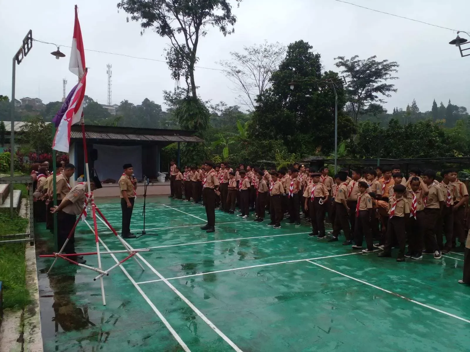SMP Yapsa Gunung Putri, Gelar LDKS di Puncak Bogor Selama 2 Hari