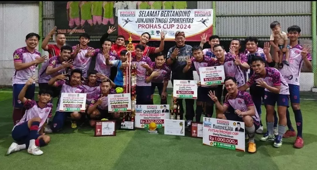 Keren...Tournamen Futsal Haji Adi Suwardi Berhadiahkan Vocer Umroh