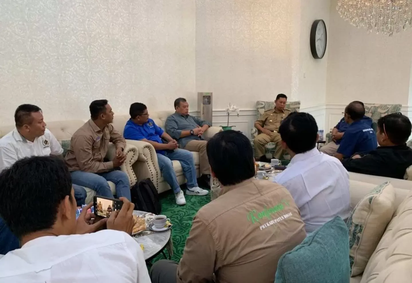 PWI Kabupaten Bogor Gelar Audensi Dengan PJ Bupati Bogor, Asmawa Tosepu
