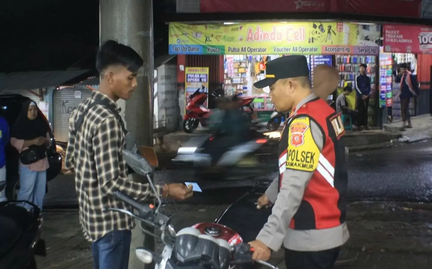 7 Kendaraan Motor Knalpot Brong Terjaring Rajia Malam Di Sukamakmur