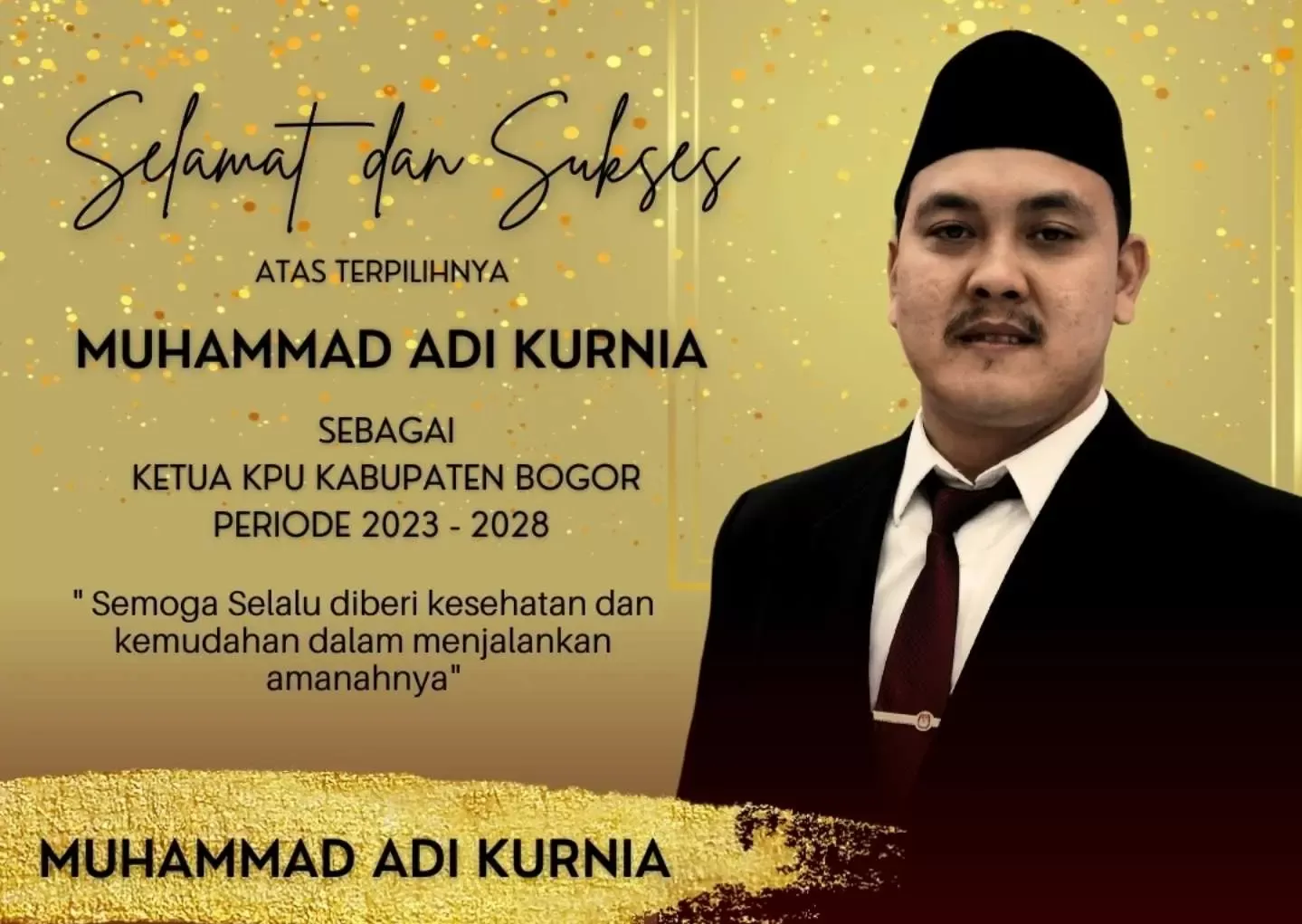 Ketua KPU Kabupaten Bogor Siap Turunkan Angka Golput Di Tahun 2024