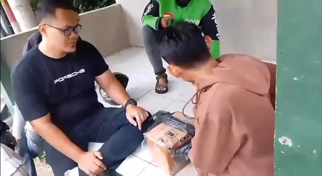 Pengedar Ganja Seberat 3,3 Kg di Bekuk Anggota Marinir dan BNN Kota Depok.