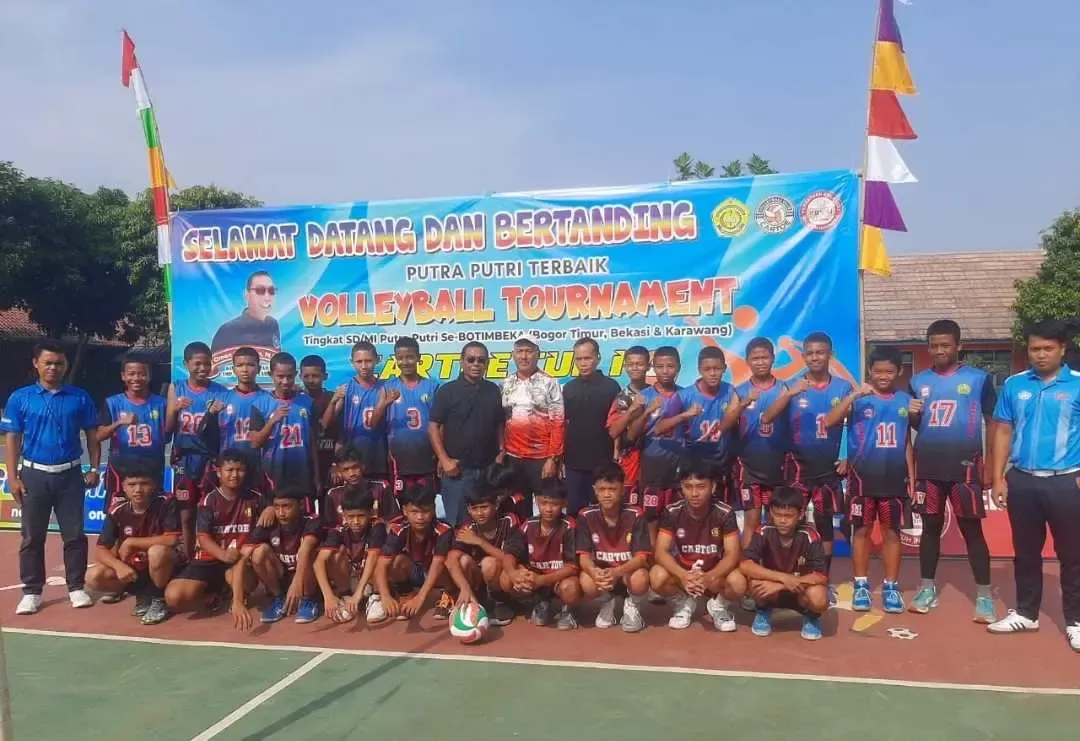 SD dari 3 Kabupaten Ikuti Tournament Volley Ball Cartoe Cup 1