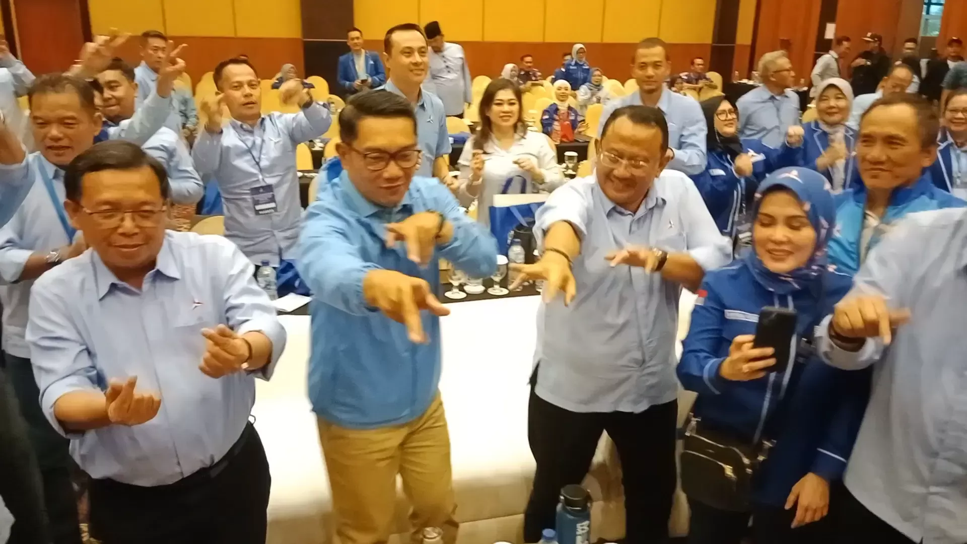 Ridwan Kamil Hadir Di Acara Pembekalan Calon Legislatif partai Demokrat DPRD provinsi Jawa Barat