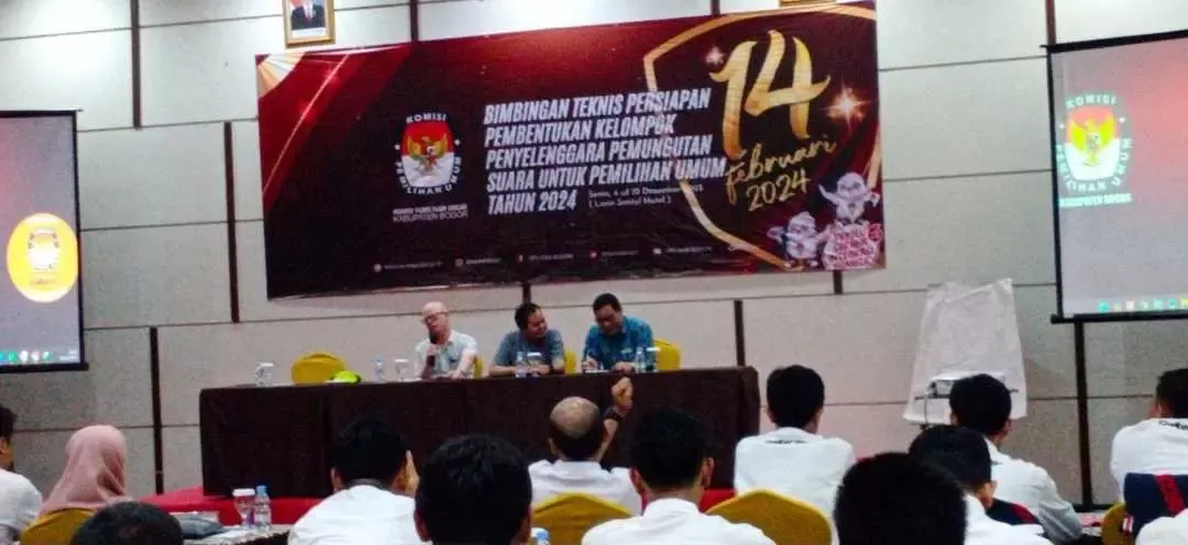 Bimtek KPU Kabupaten Bogor Guna Persiapan Pembentukan Kelompok Penyelenggara Pemungutan Suara Di Pemilu 2024