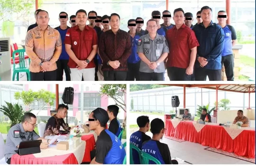 Sambangi Rutan Depok, Kadiv Yankum Monev Penerima Bantuan Hukum