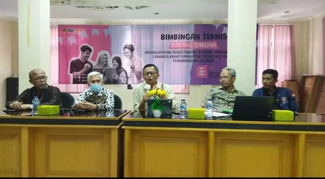 DPMD Kabupaten Bogor gelar Bimtek Karang Taruna Desa, Membahas Permendagri nomor 18 Tahun 2018 tentang LKD