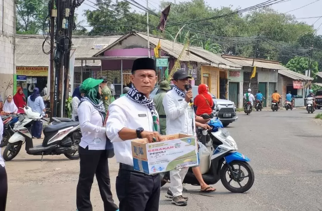 Pemdes Bojong Nangka Kumpulkan Dana Untuk Palestina