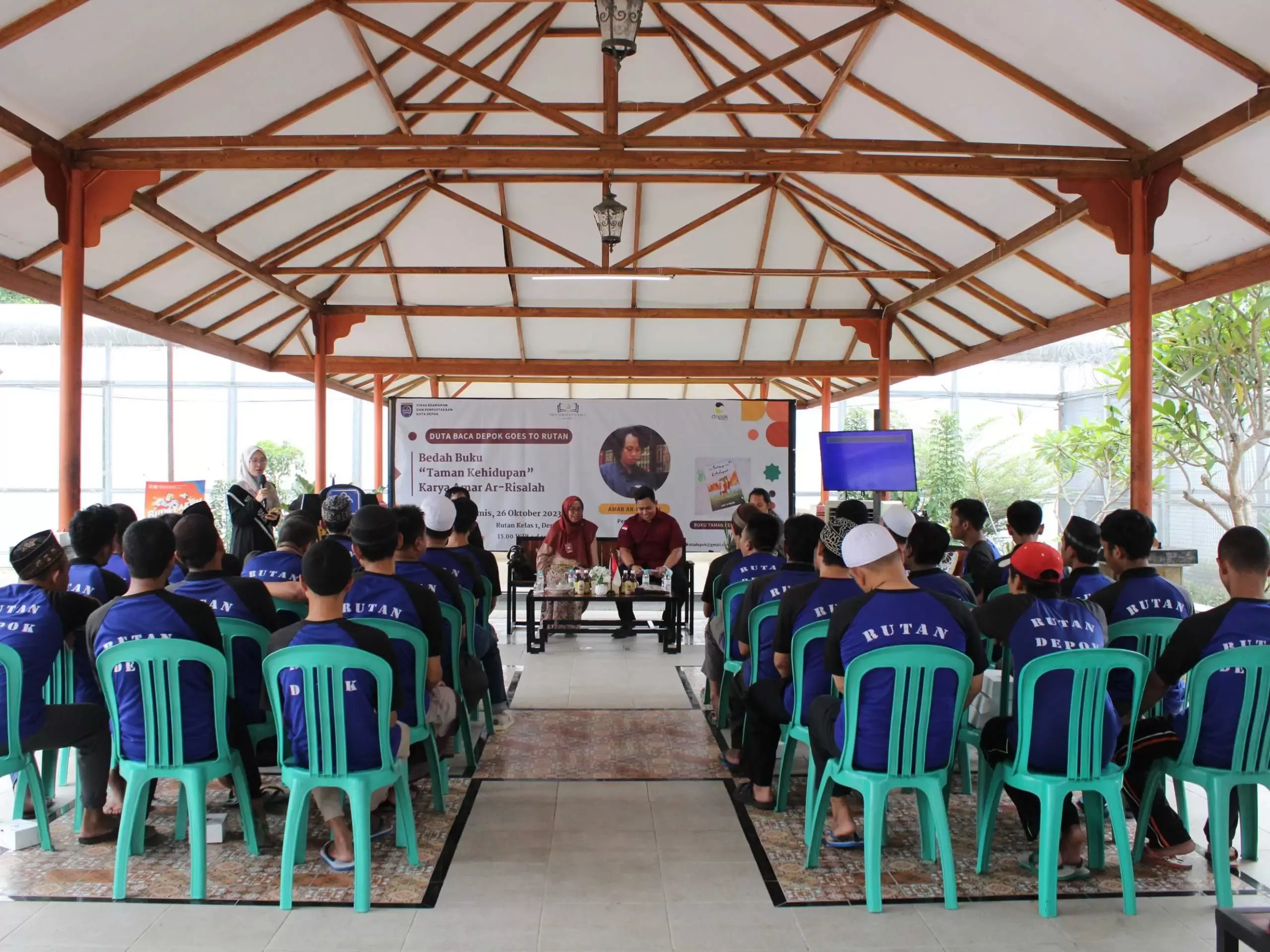 Tingkatkan Pengetahuan dan Pemahaman WBP, Rutan Kelas 1 Depok lakukan kegiatan Bedah Buku