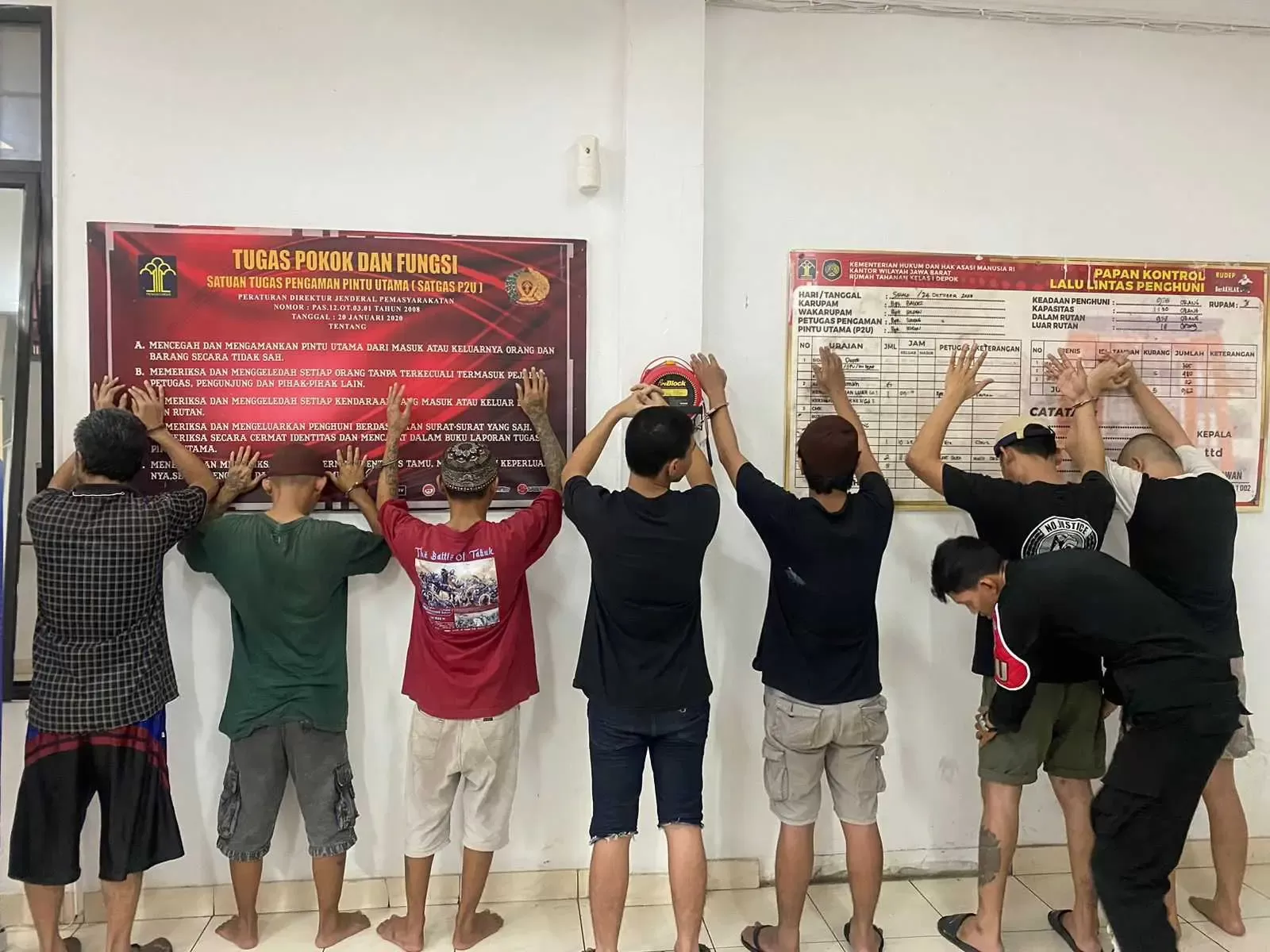Dibawah kepemimpinan Kepala Satuan Pengamanan Rutan Moch Farih, tingkatkan Keamanan Rutan 1 Depok.