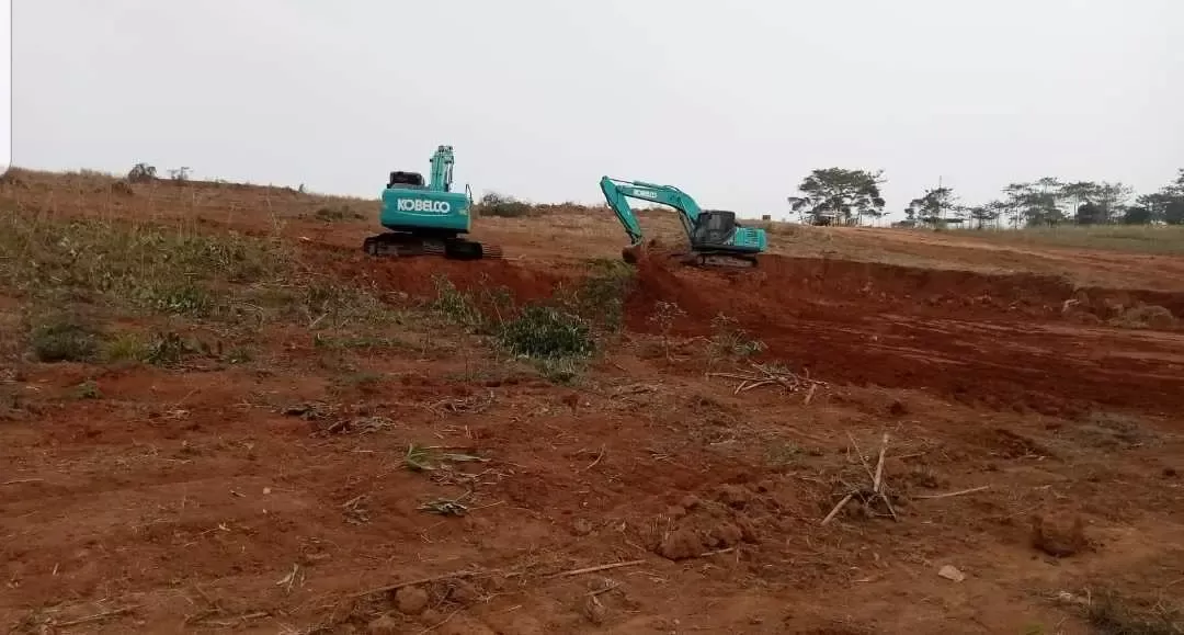 Kawasan Eks PTPN VIII di Sukaresmi Sukamakmur, beralih fungsi menjadi tempat Galian C