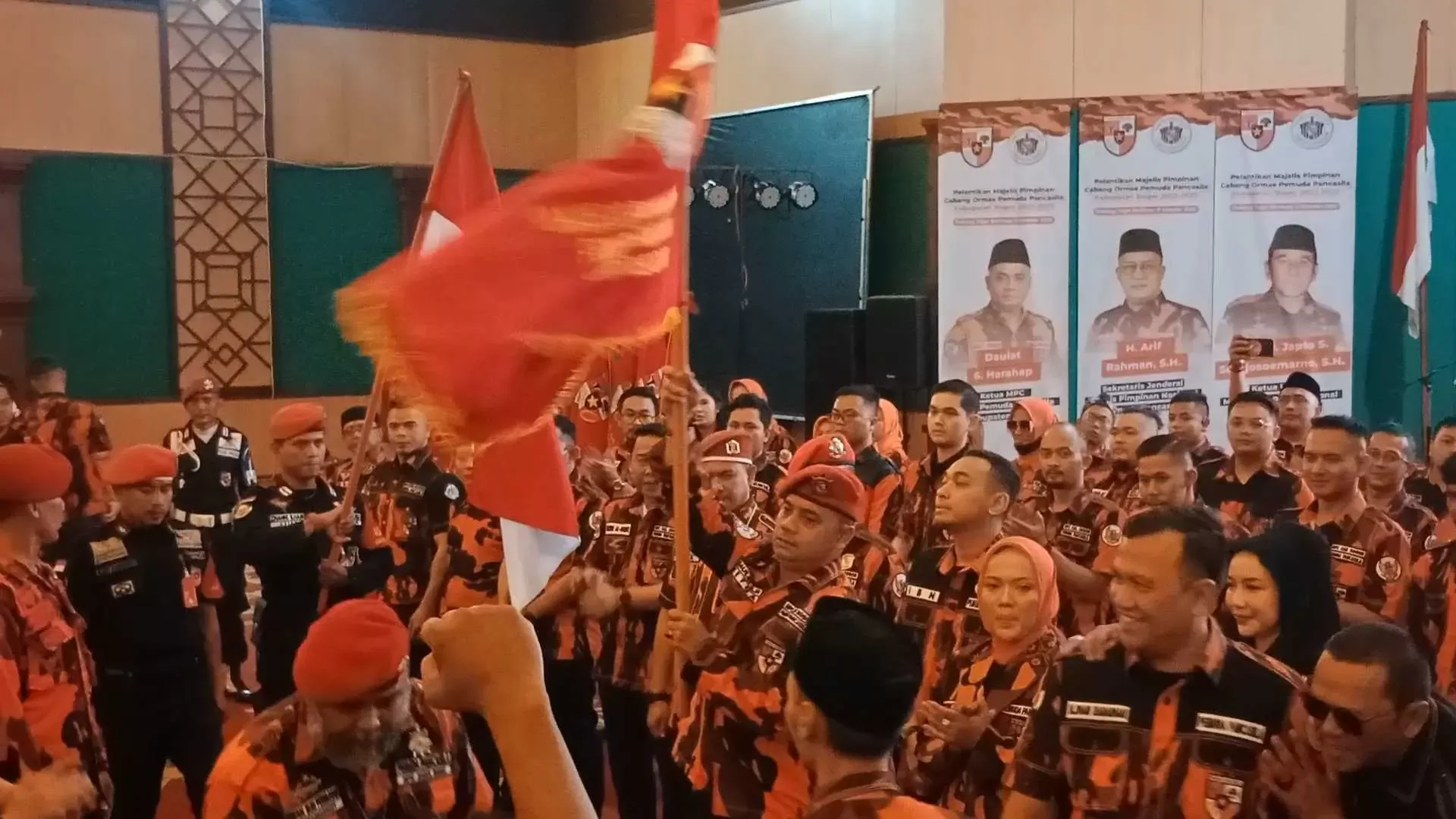 Pelantikan Ketua dan Pengurus MPC Pemuda Pancasila Kabupaten Bogor 2023-2027 berlangsung Meriah dan Khidmat.