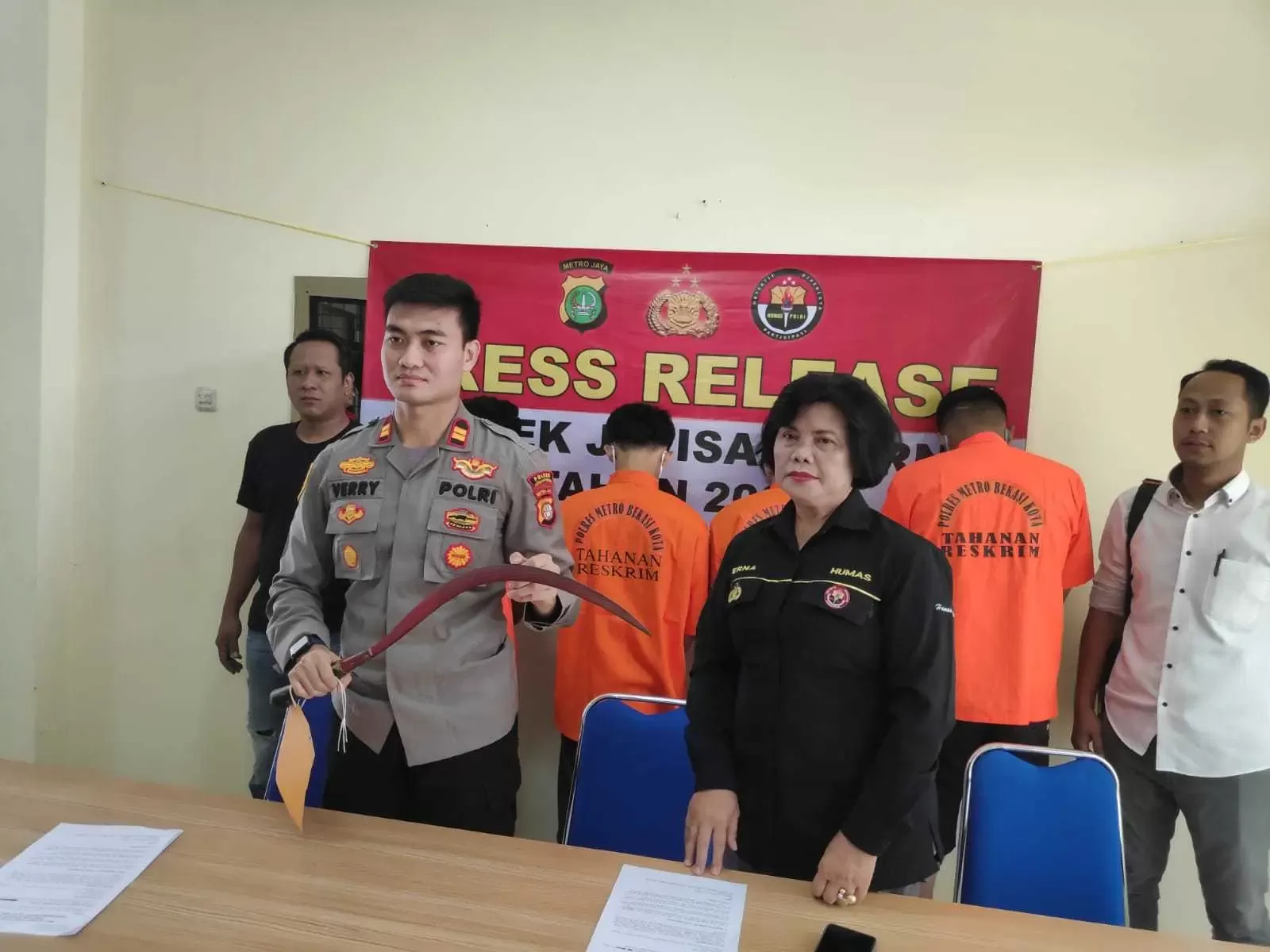 Sempat Buron 4 Pelaku Begal Ditangkap Polsek Jatisampurna