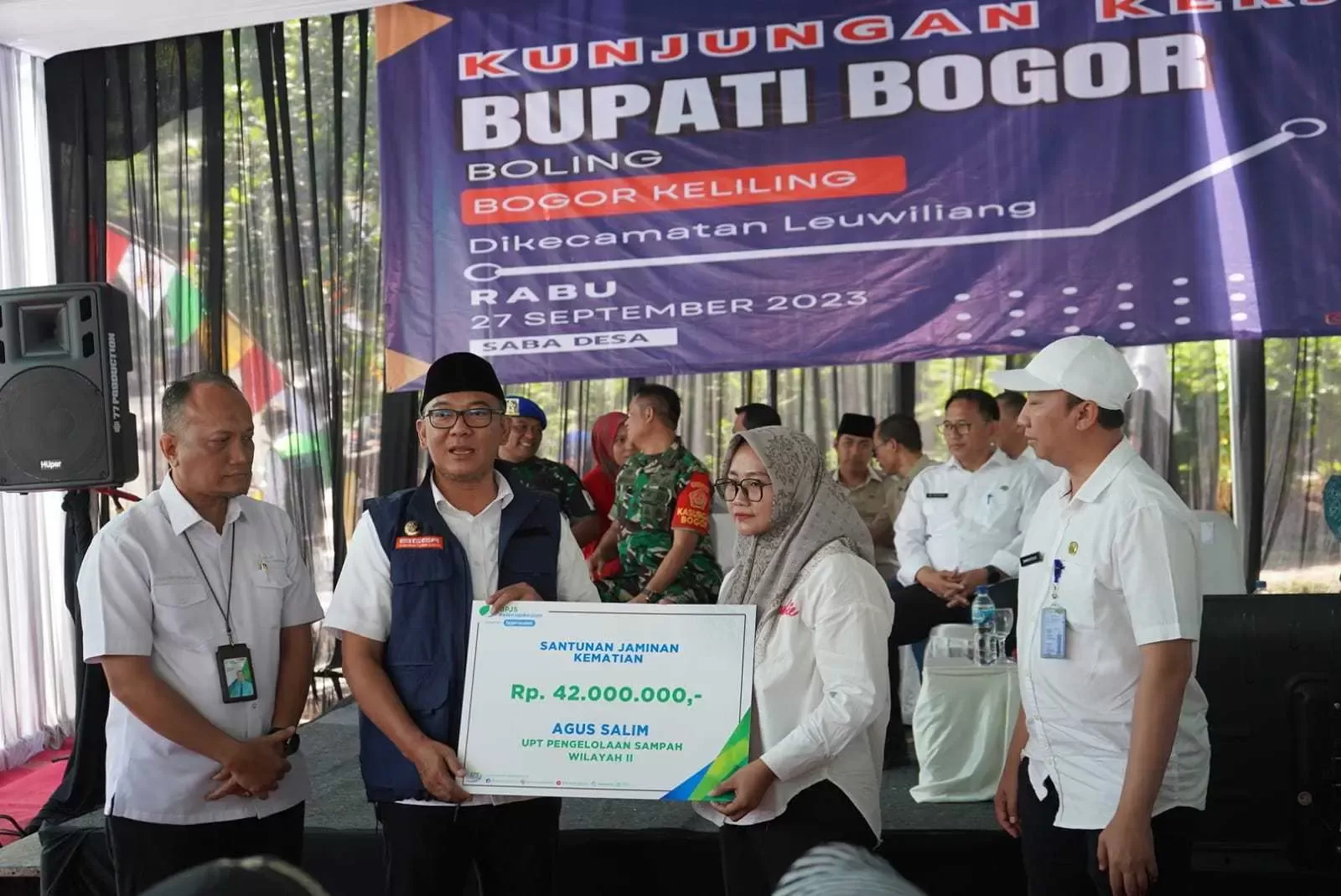 Boling di Kecamatan Lewiliang Bupati Bogor Minta Kepala PD Dorong Percepatan Pembangunan di Wilayah