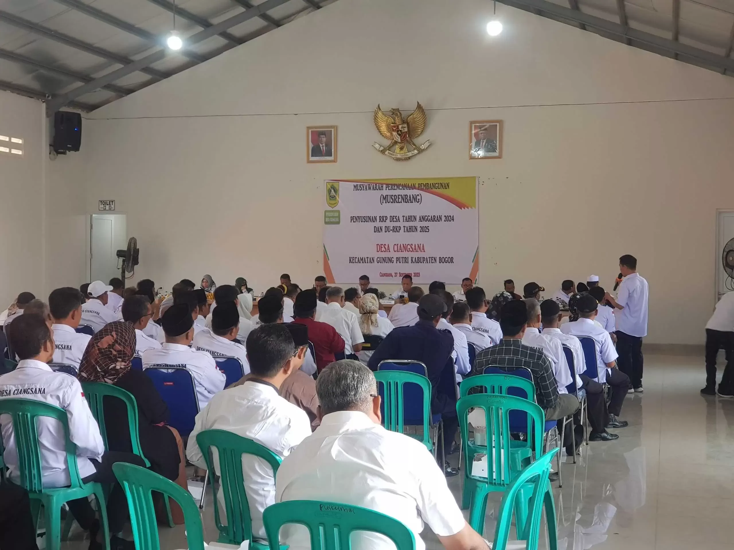 4 Kategori yang menjadi skala Prioritas di MusrembangDes Desa Ciangsana Tahun 2024.