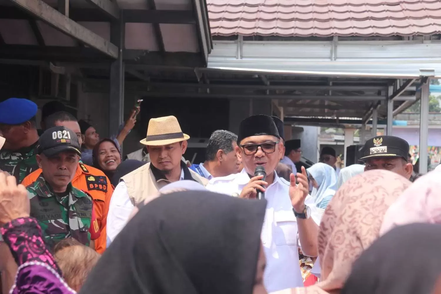 Bupati Bogor Puji Pembangunan di Kecamatan Tenjo berkembang pesat.