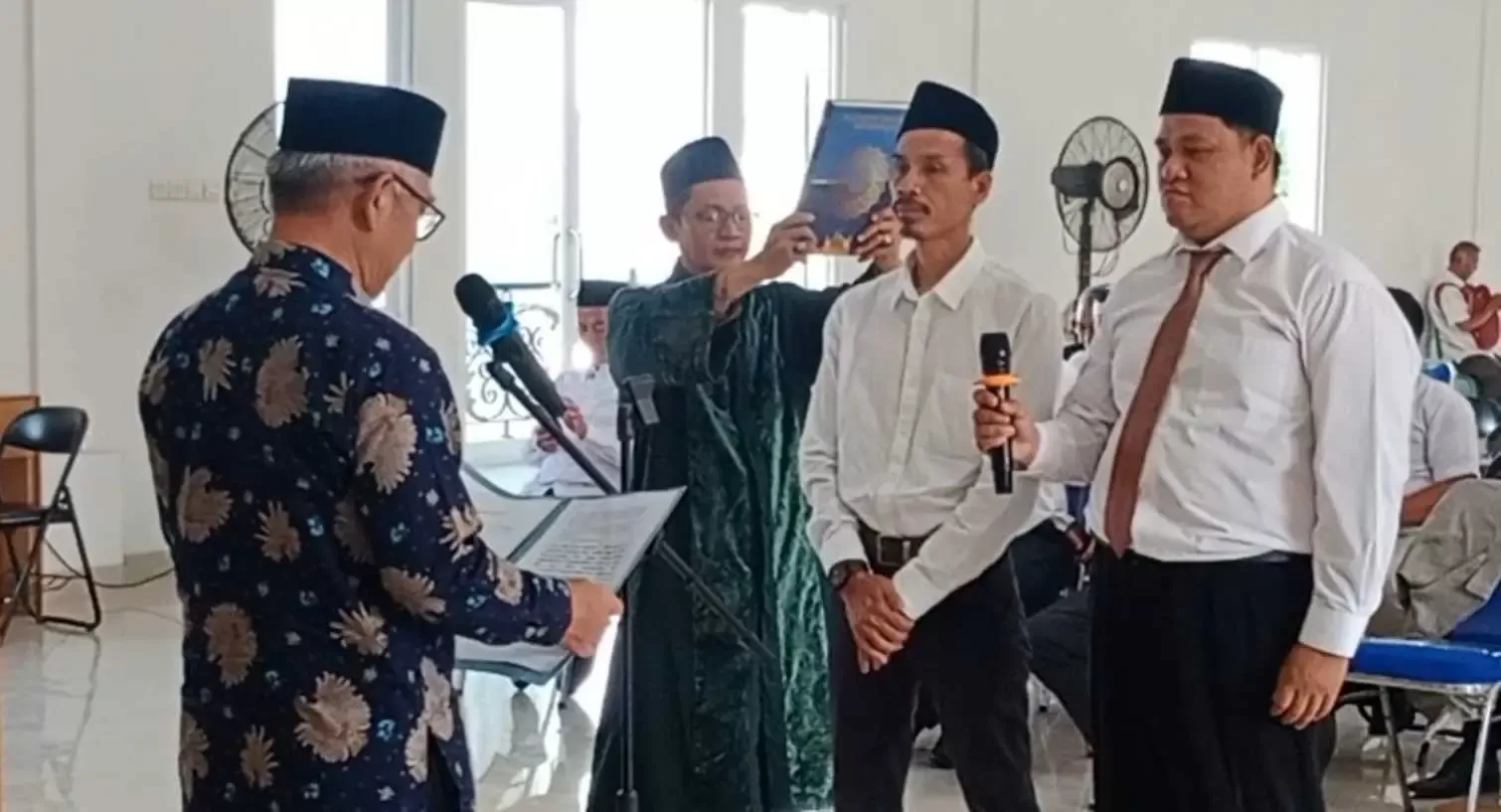 PAW 2 Anggota BPD Desa Ciangsana dan Desa Nagrak telah resm dilantik Camat