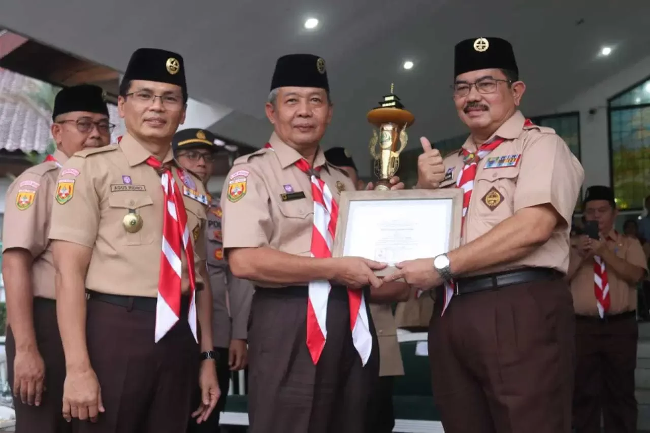 Sekda Burhanudin Bangga Atas Prestasi Kwarcab Gerakan Pramuka Kabupaten Bogor.