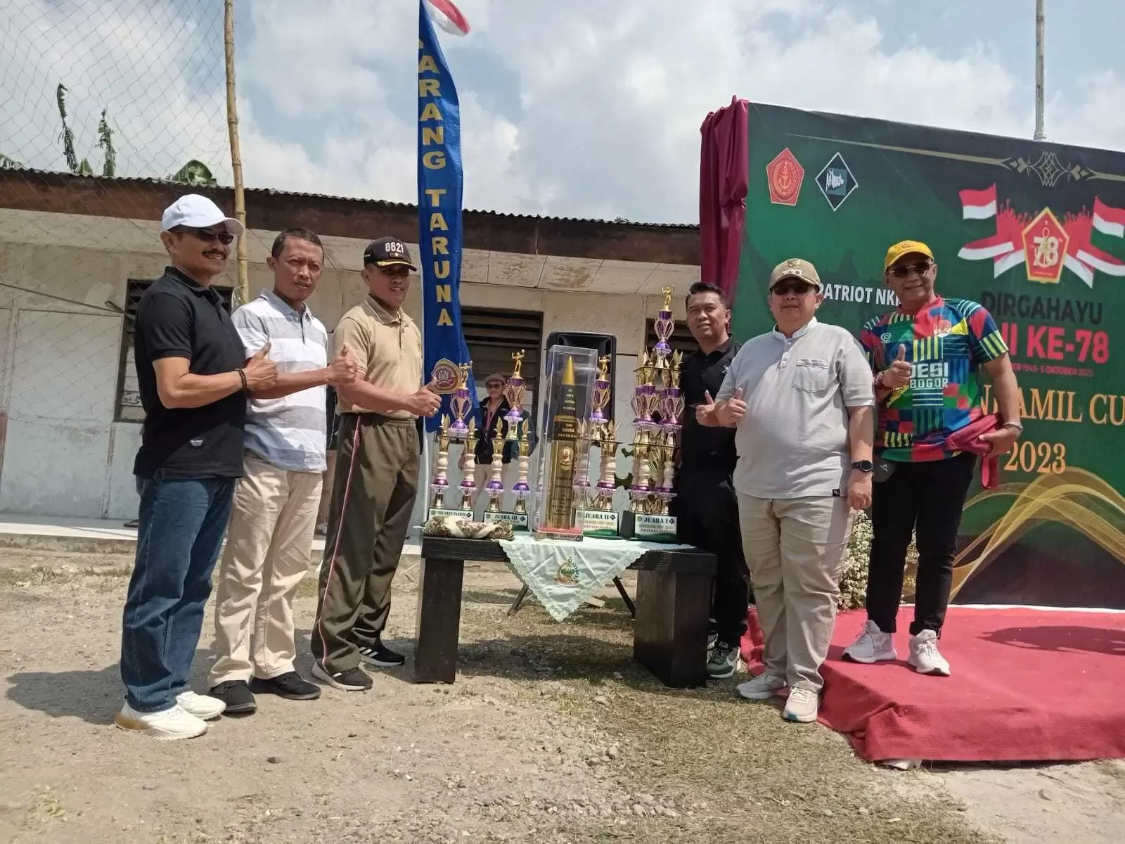 Tournamen Voli Danramil 0621-12 sukses digelar.