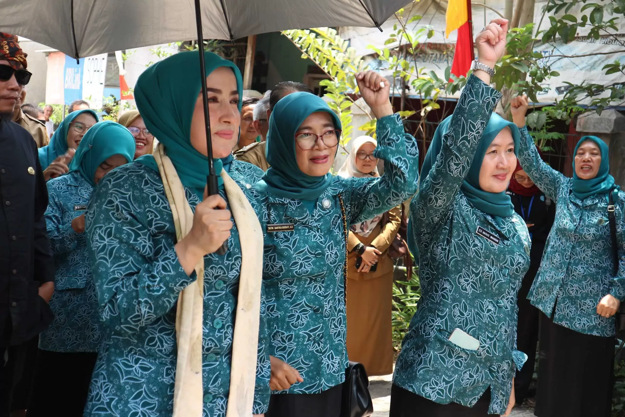 Masuk 8 Besar 10 Program PKK. Halimastussadiyah Iwan apresiasi Desa Wanaherang