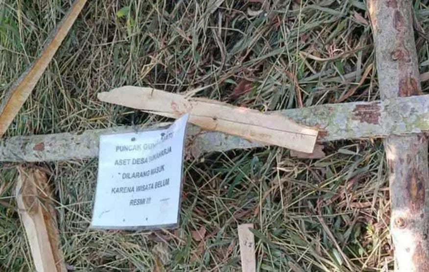 Pihak HS bantah atas tudingan penyerobotan lahan di Wisata Gunung Batu.