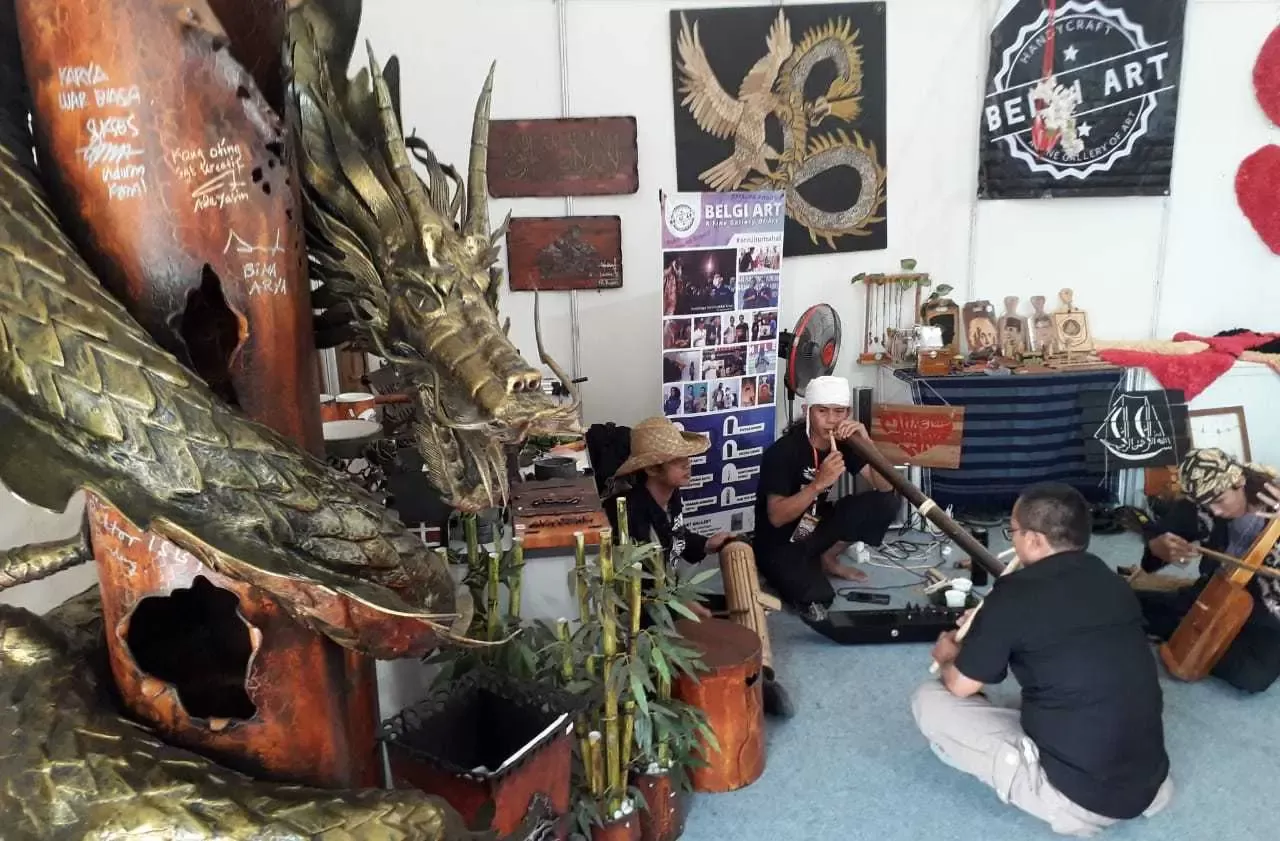 Ekraf Unggulan Kabupaten Bogor Ramaikan Bogor Fest. Belgi Art: Lokal Kudu Vokal.