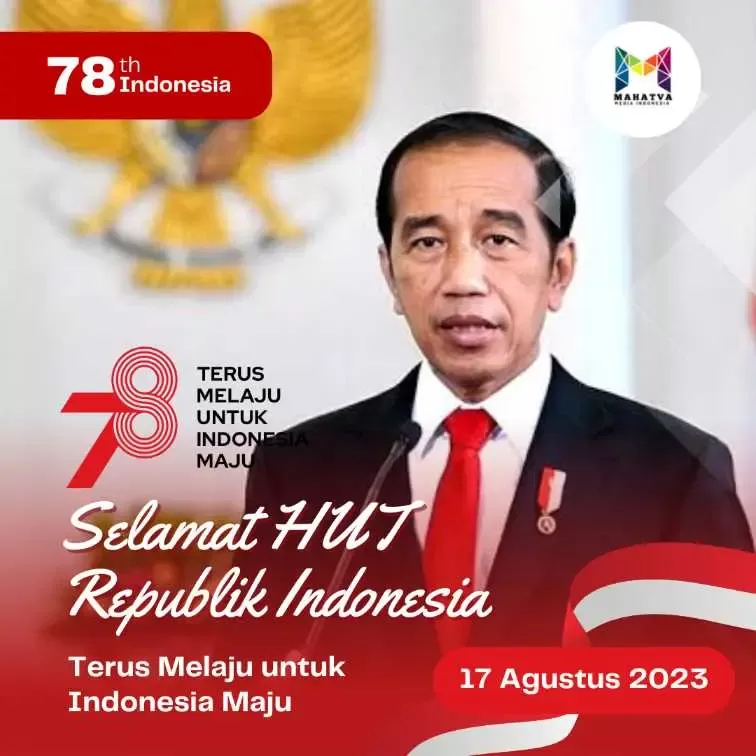 Twibbon Semarak Kemerdekaan HUT RI 78 Tahun.