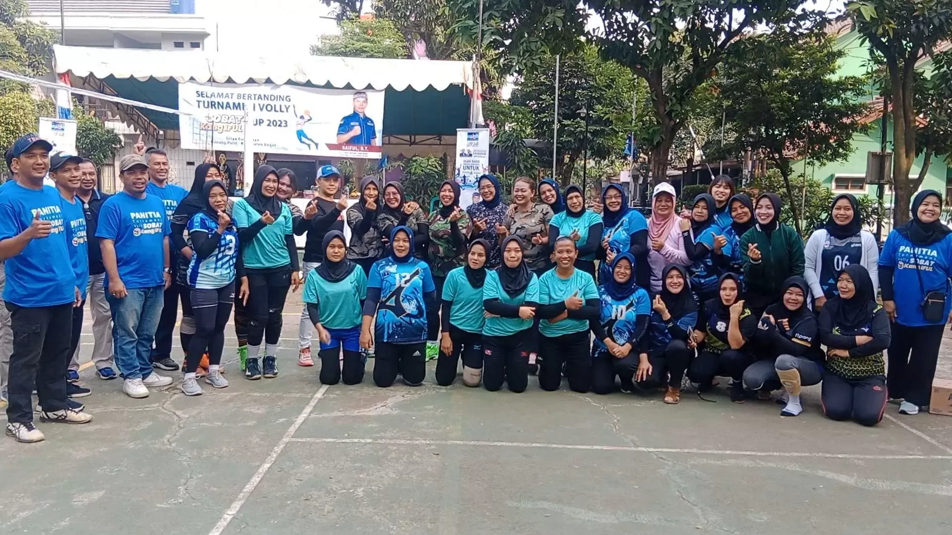 Sobat Kang Ipul, Gelar Tournamen Bola Voly ibu-ibu se-Bogor Timur.
