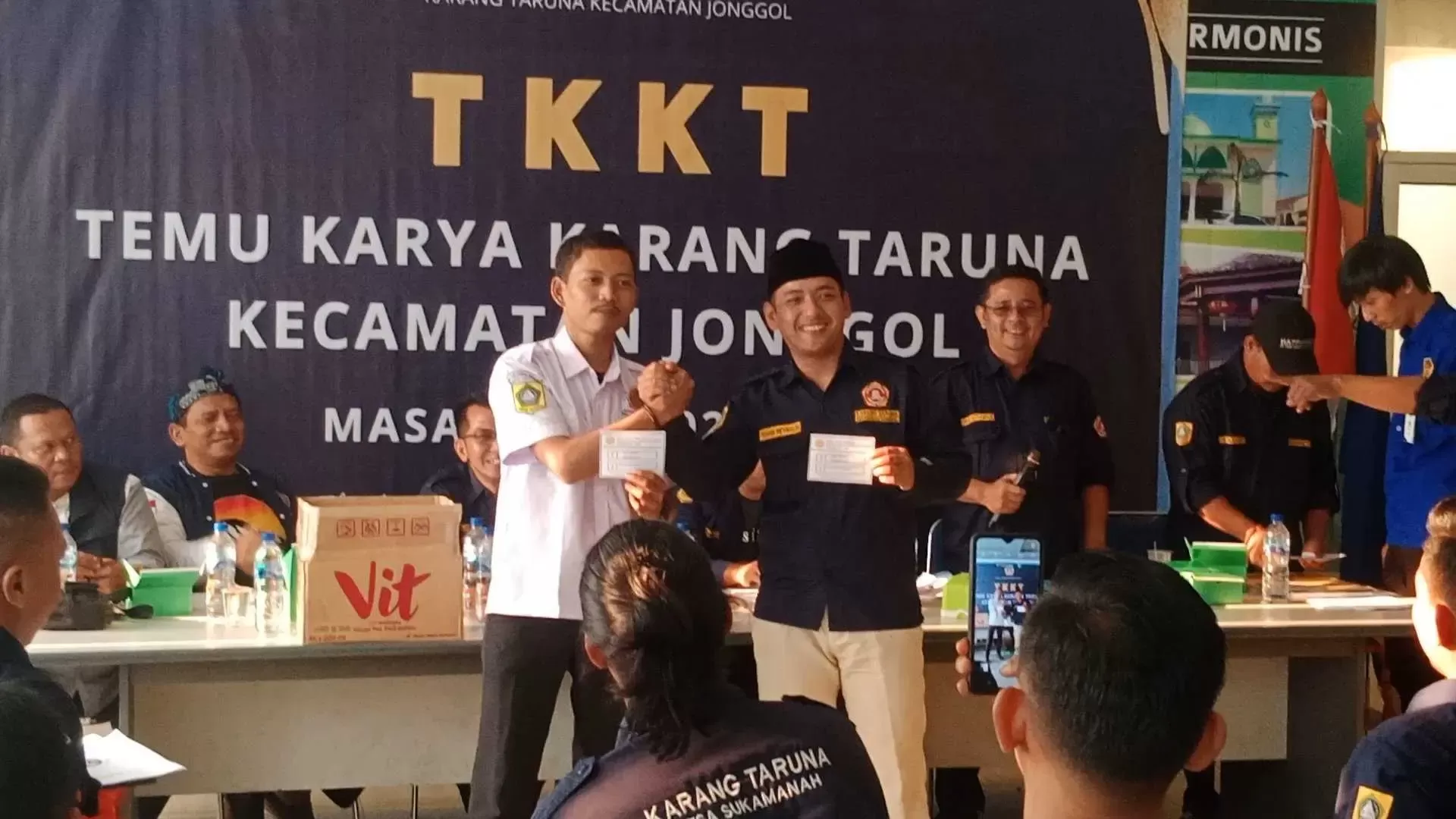 Temu Karya Karang Taruna Kecamatan Jonggol priode 2023-2028,  Ade Taufik Ramadhan Sukses terpilih.