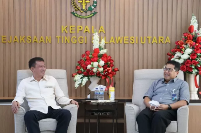 Pererat Tali Silahturahmi, GM PLN Suluttenggo Kunjungi Kajati Sulut ...