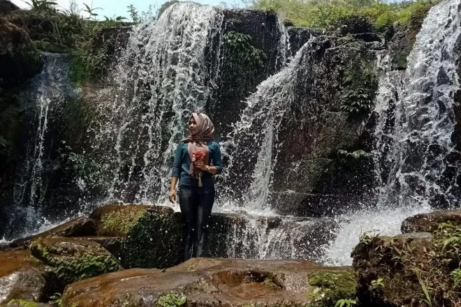Air Terjun Berdiri, destinasi wisata baru di Kecamatan Jangkat, Kabupaten Merangin