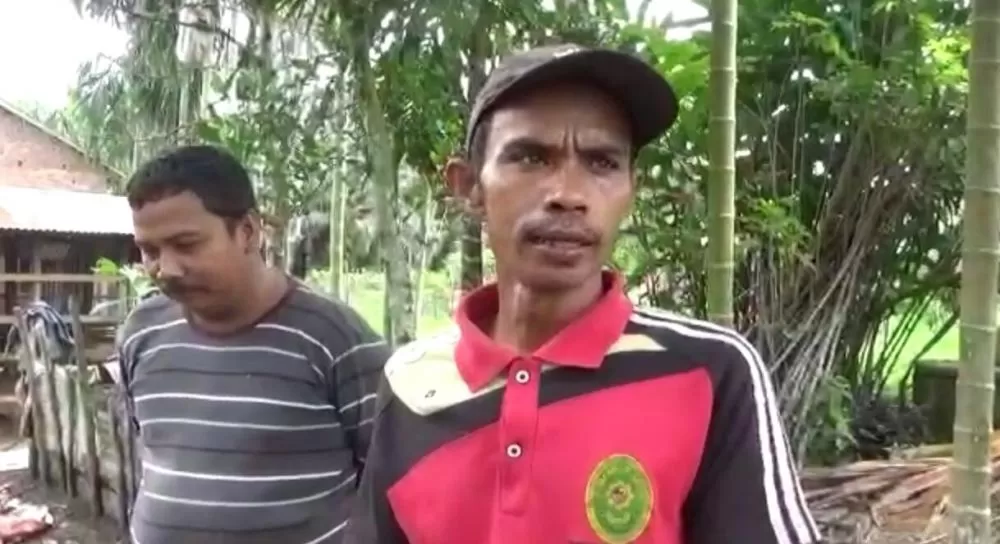 Sangkono, warga RT 19 Kelurahan Baganpete, Kecamatan Alambarajo, Kota Jambi kehilangan dua ekor sapi kurban miliknya
