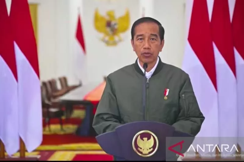 Tangkapan Layar - Presiden Joko Widodo memberikan keterangan pers di Istana Kepresidenan Bogor, Jawa Barat, Minggu (2/10/2022).