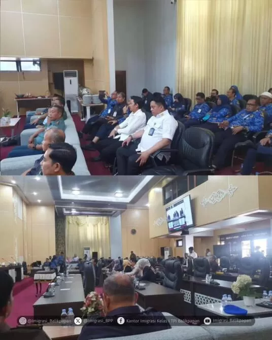 Kantor Imigrasi Balikpapan Ikuti Rapat Paripurna Dprd Kota Balikpapan