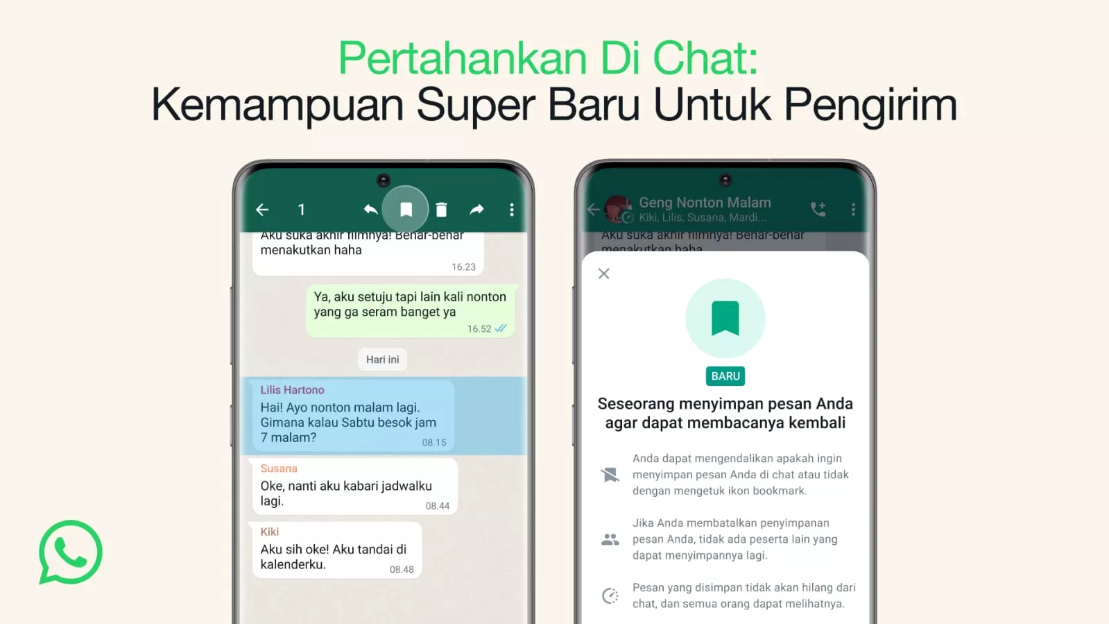 Kabar Gembira Bagi Pengguna WhatsApp, Fitur Baru Dengan Kemampuan Super ...