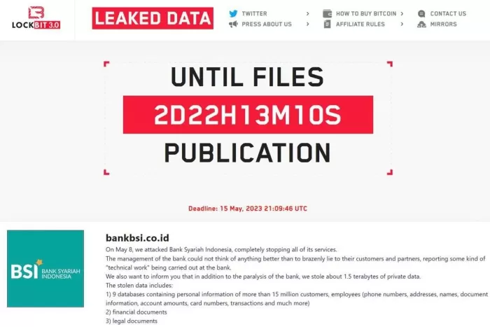 Ransomware LockBit, Kelompok Hacker Ganas Pembobol BSI, Siapakah Dia ...